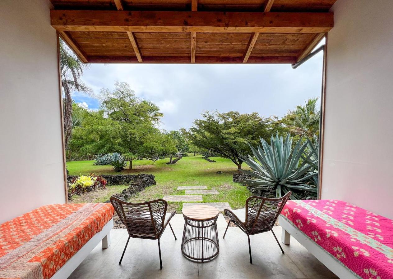 Jungle Haven Ocean Front Eco Villa On Fruit Farm Pahoa Exterior photo